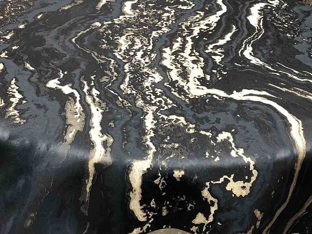 Mahwah Metallic Marbleized Fabric - 54 Inch. in Width, | Home Decor Fabrics Star