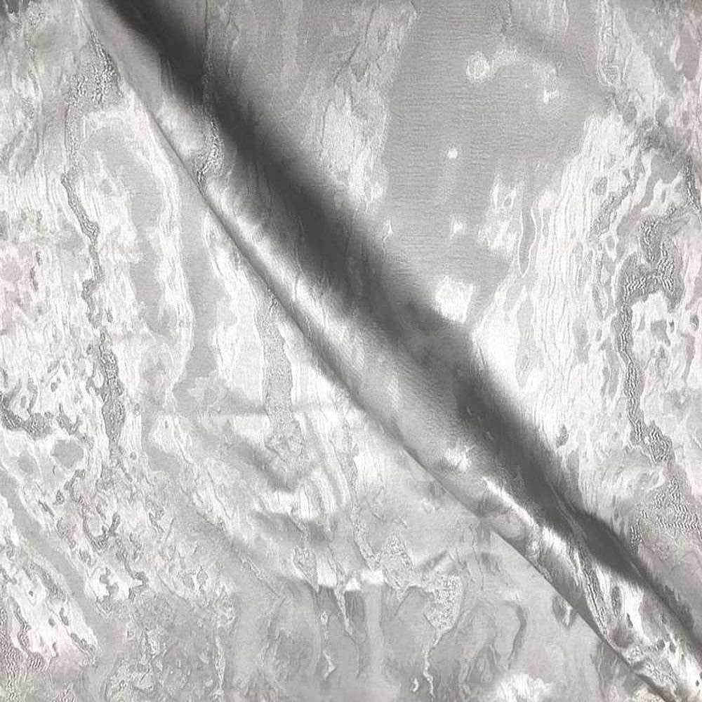 Mahwah Metallic Marbleized Fabric - 54 Inch. in Width, | Home Decor White Fabrics Star