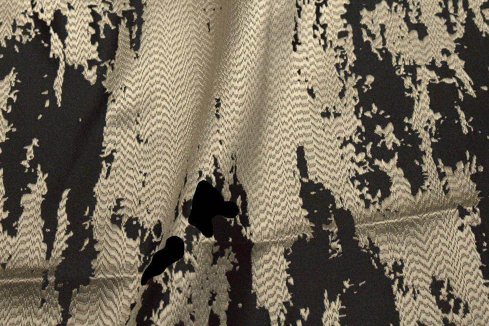 MARMORE Jacquard Fabric, 118 Inch. in Width Gold Black Fabrics Star