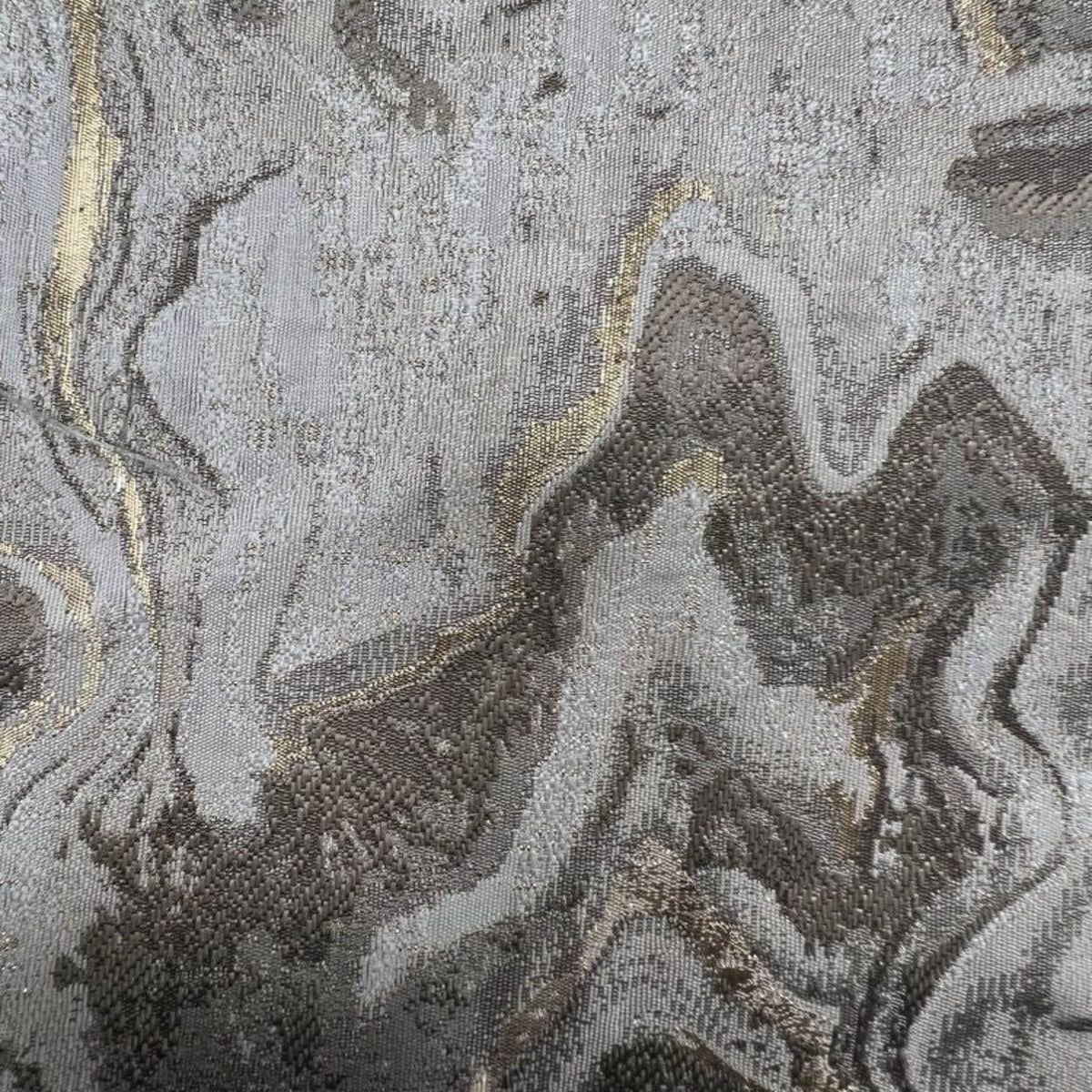 MILANO Jacquard Print Metallic Marbleized Fabric, 118 Inch in Width, | Home Decor Beige Fabrics Star