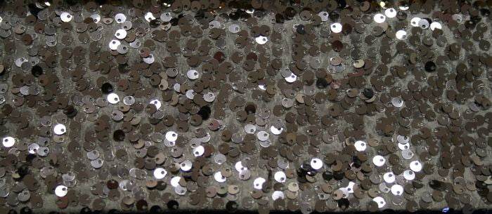 Milton Taffeta Sequin Fabric, 54 Inch. in Width Gray Fabrics Star