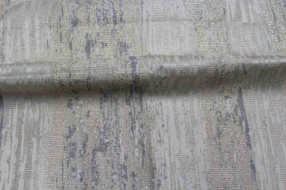 MINIRAL Jacquard Metallic Fabric, 54 Inch. in Width Ivory Fabrics Star