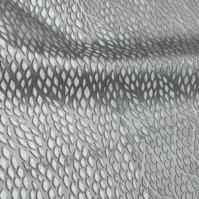 MOBILE Jacquard Fabric, 55 Inch. in Width Silver Fabrics Star