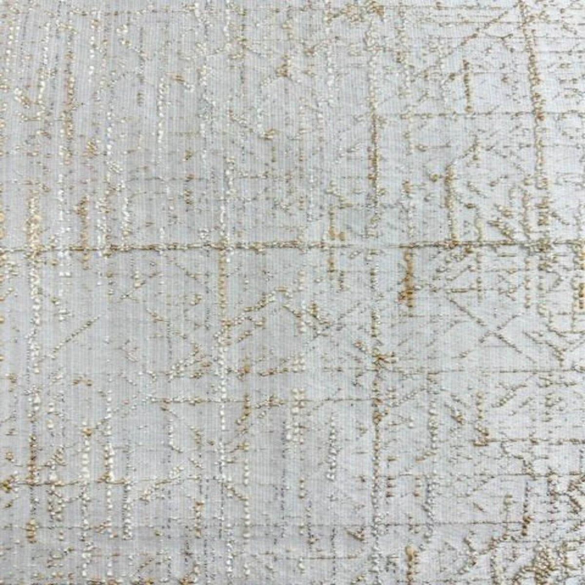 Mumbai Sparkling Jacquard Fabric with Glitzy Yarn, 118 Inch. in Width, | Home Decor Ivory Fabrics Star