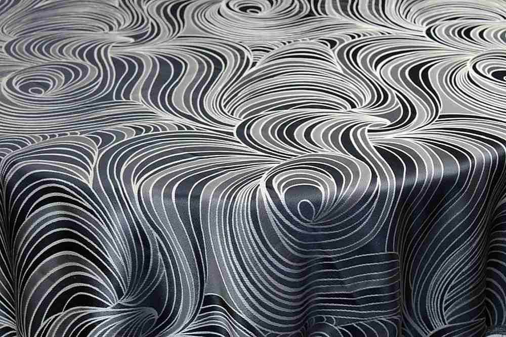 New Delhi Metallic Flower Jacquard Fabric - 120 Inch. in Width, | Home Decor Fabrics Star