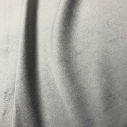 Silver Soft Velvet Fabric by the Yard - 118 Inch Wide Fabrics Star