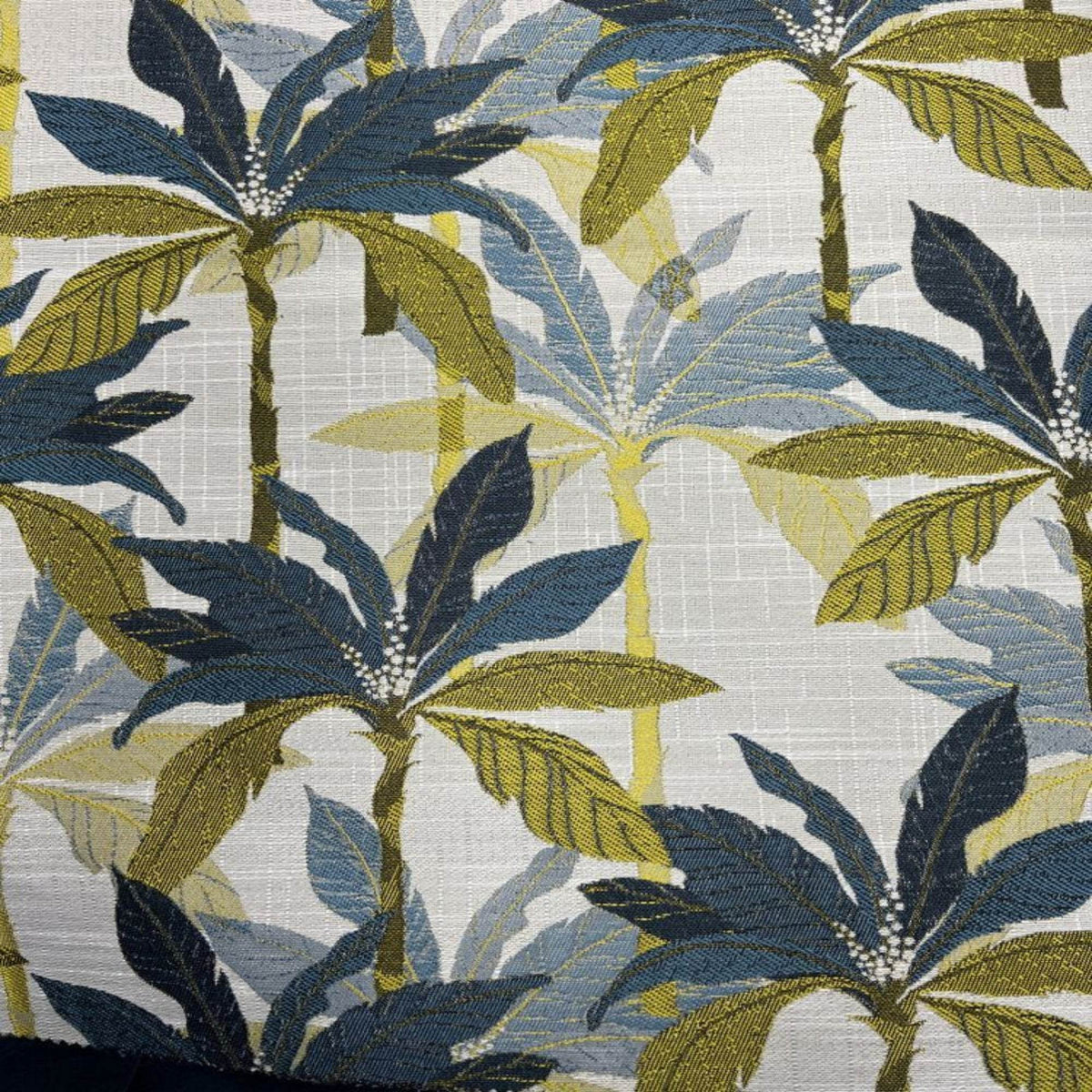 PALMS Jacquard Palm Tree Print Tapestry Fabric, 118 Inch in Width, | Home Decor Green Fabrics Star