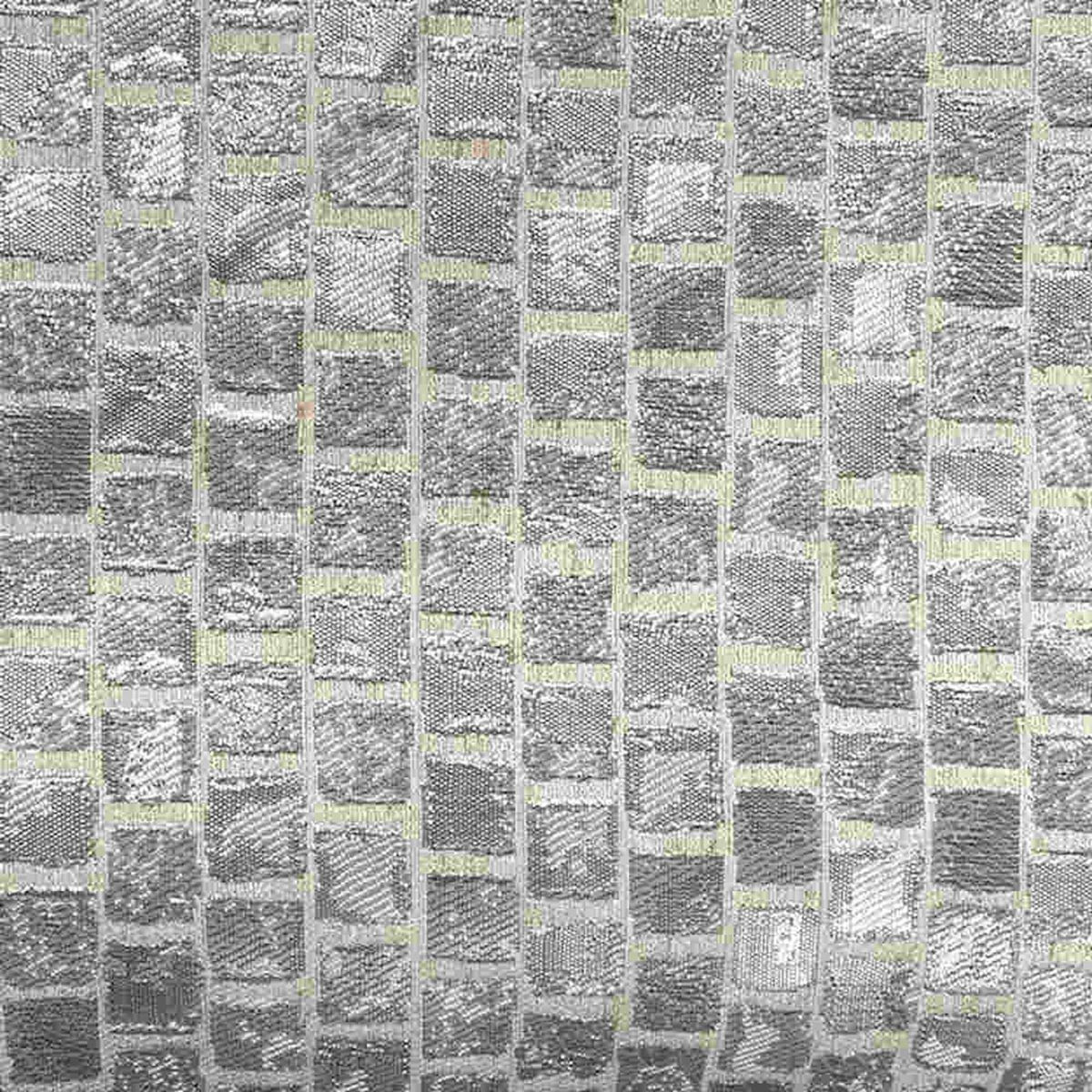 PATIO Jacquard Print Metallic Fabric, 118 Inch in Width, | Home Decor Silver Fabrics Star