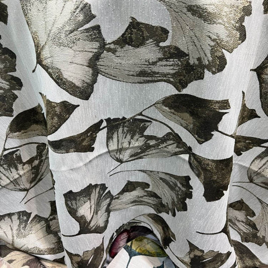 POPPY Jacquard Tulip Print Tapestry Fabric, 118 Inch in Width, | Home Decor Brown Fabrics Star