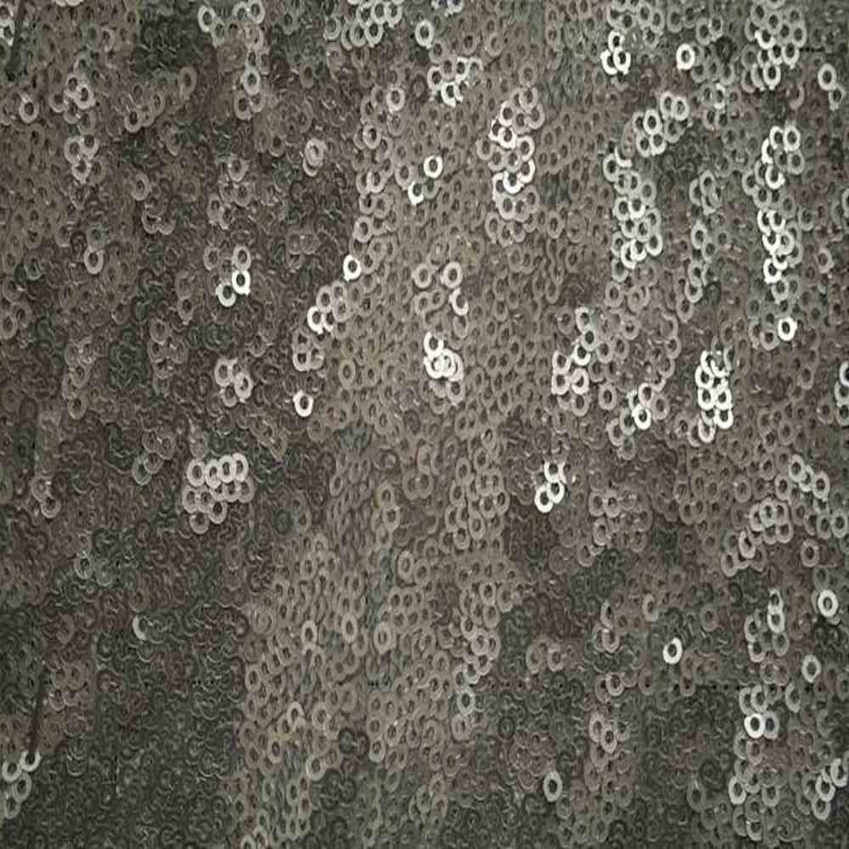 QUINCY Sequin Fabric on Mesh Material ,2-Way Stretch, 52 Inch. In Width, | Home Decor Dull Silver Fabrics Star