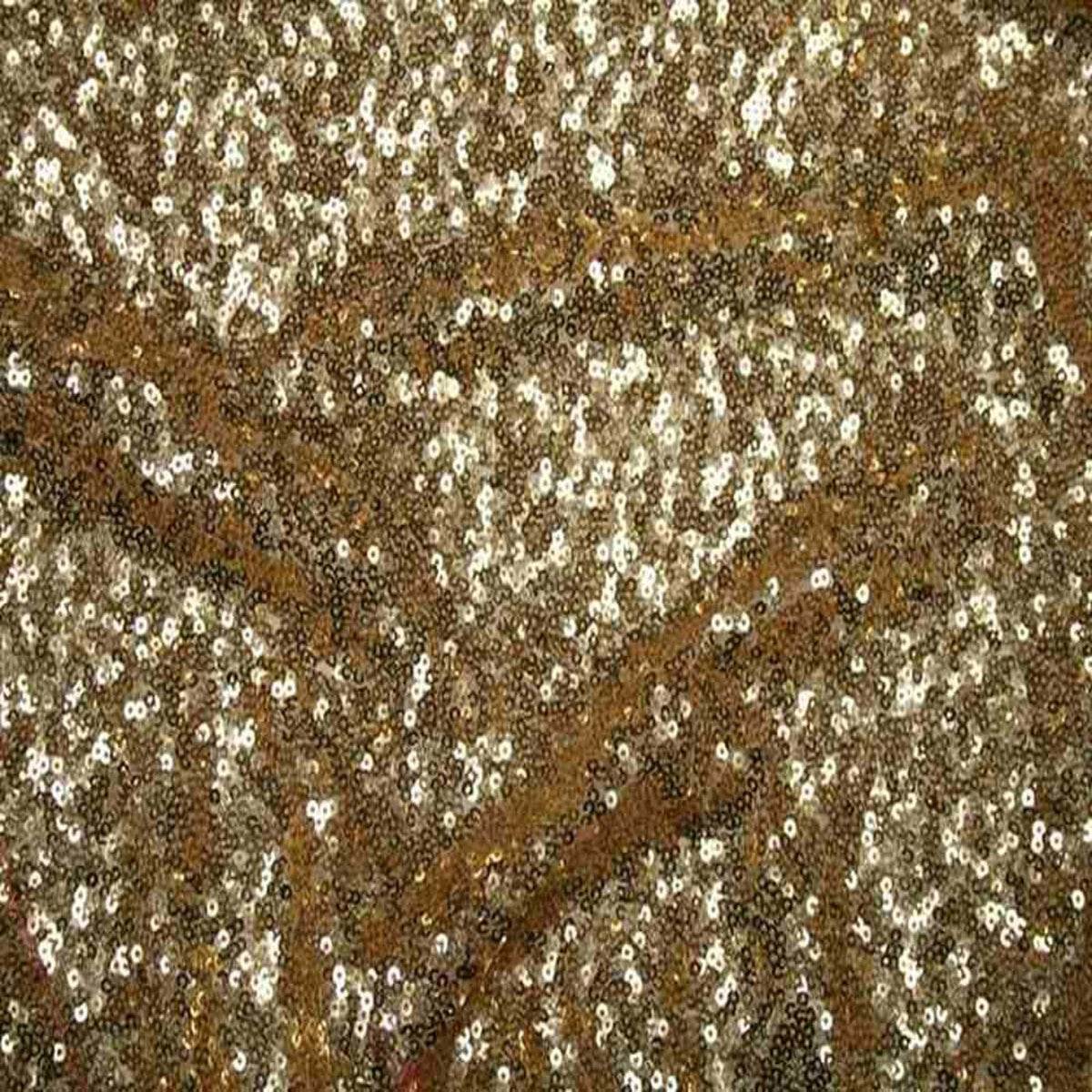 QUINCY Sequin Fabric on Mesh Material ,2-Way Stretch, 52 Inch. In Width, | Home Decor Gold Fabrics Star