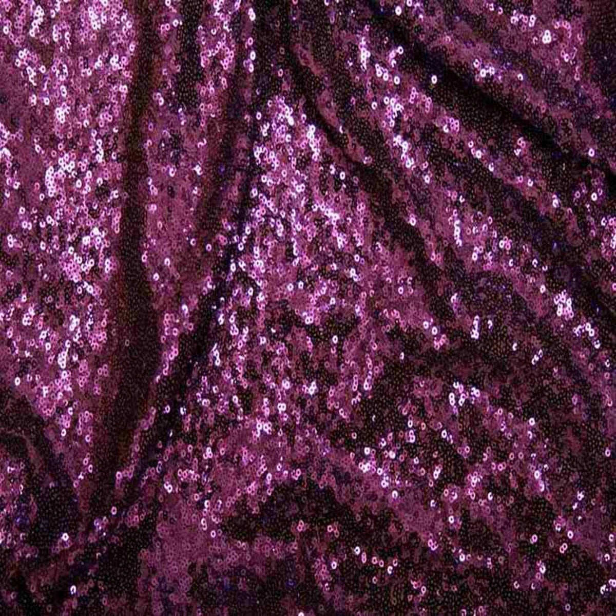 QUINCY Sequin Fabric on Mesh Material ,2-Way Stretch, 52 Inch. In Width, | Home Decor Purple Fabrics Star