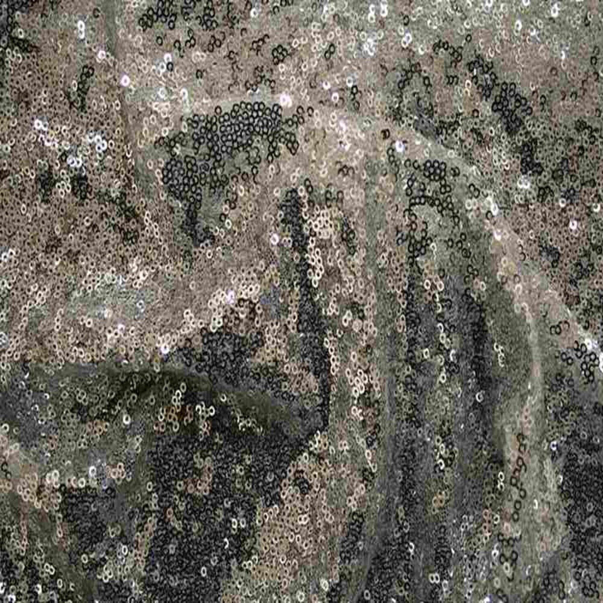 QUINCY Sequin Fabric on Mesh Material ,2-Way Stretch, 52 Inch. In Width, | Home Decor Silver Fabrics Star