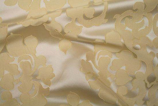 REBA Jacquard Fabric, 55 Inch. in Width | Home Décor Antique Gold Fabrics Star