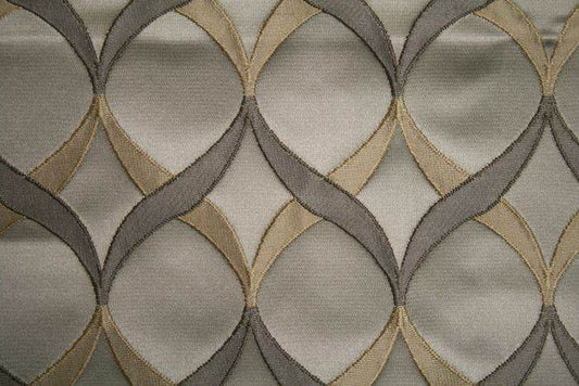 RUSSEL Jacquard Fabric, 55 Inch. in Width, | Home Décor Silver Fabrics Star