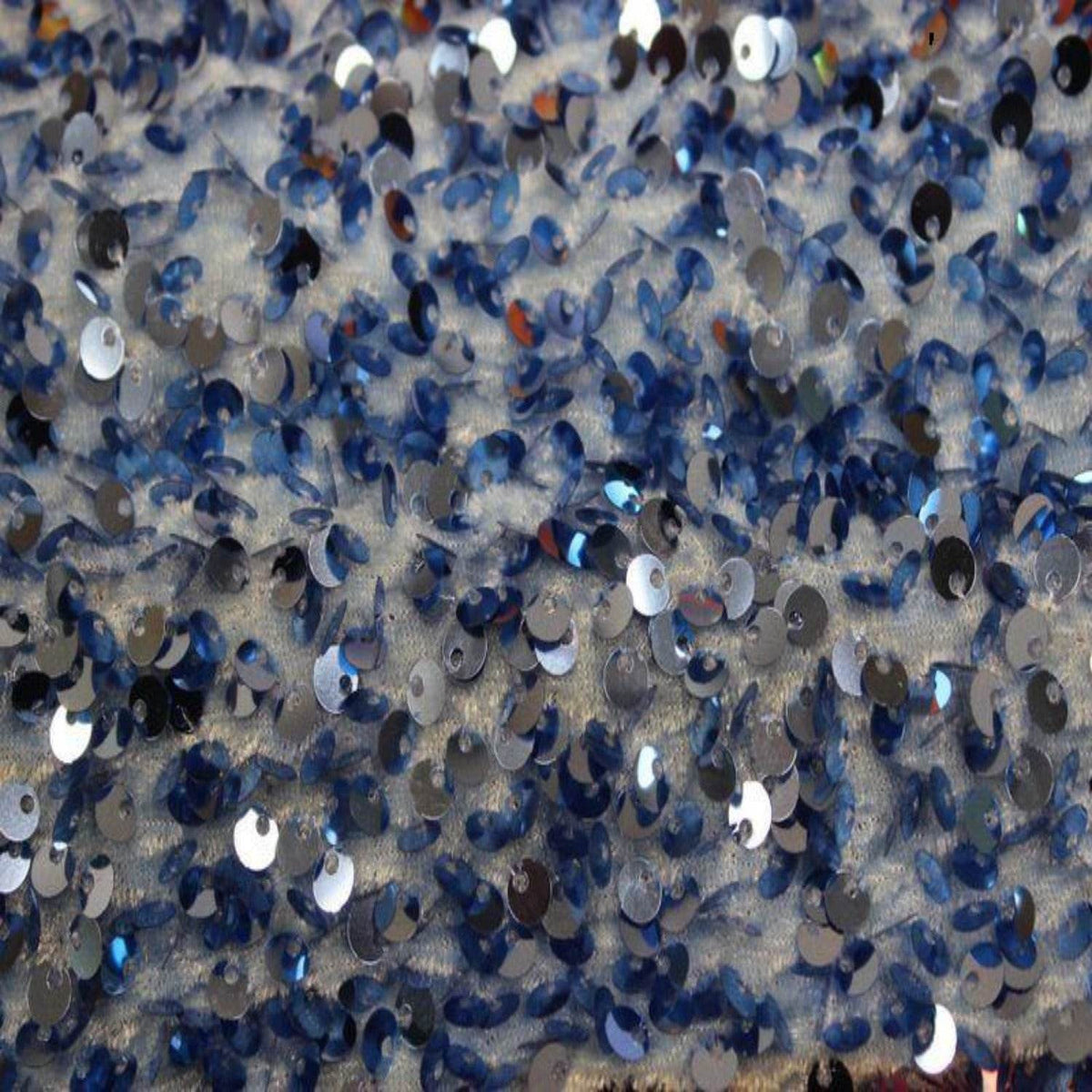 Blue Stretch Velvet Sequin Fabric by the Yard - 48 Inch Wide Fabrics Star