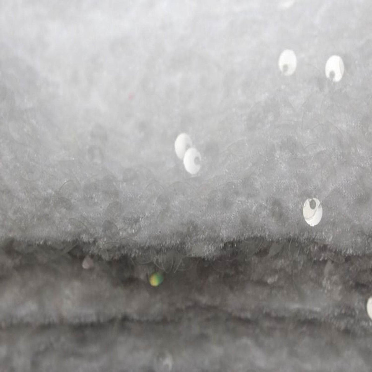 Crystal White Stretch Velvet Sequin Fabric by the Yard - 48 Inch Wide Fabrics Star