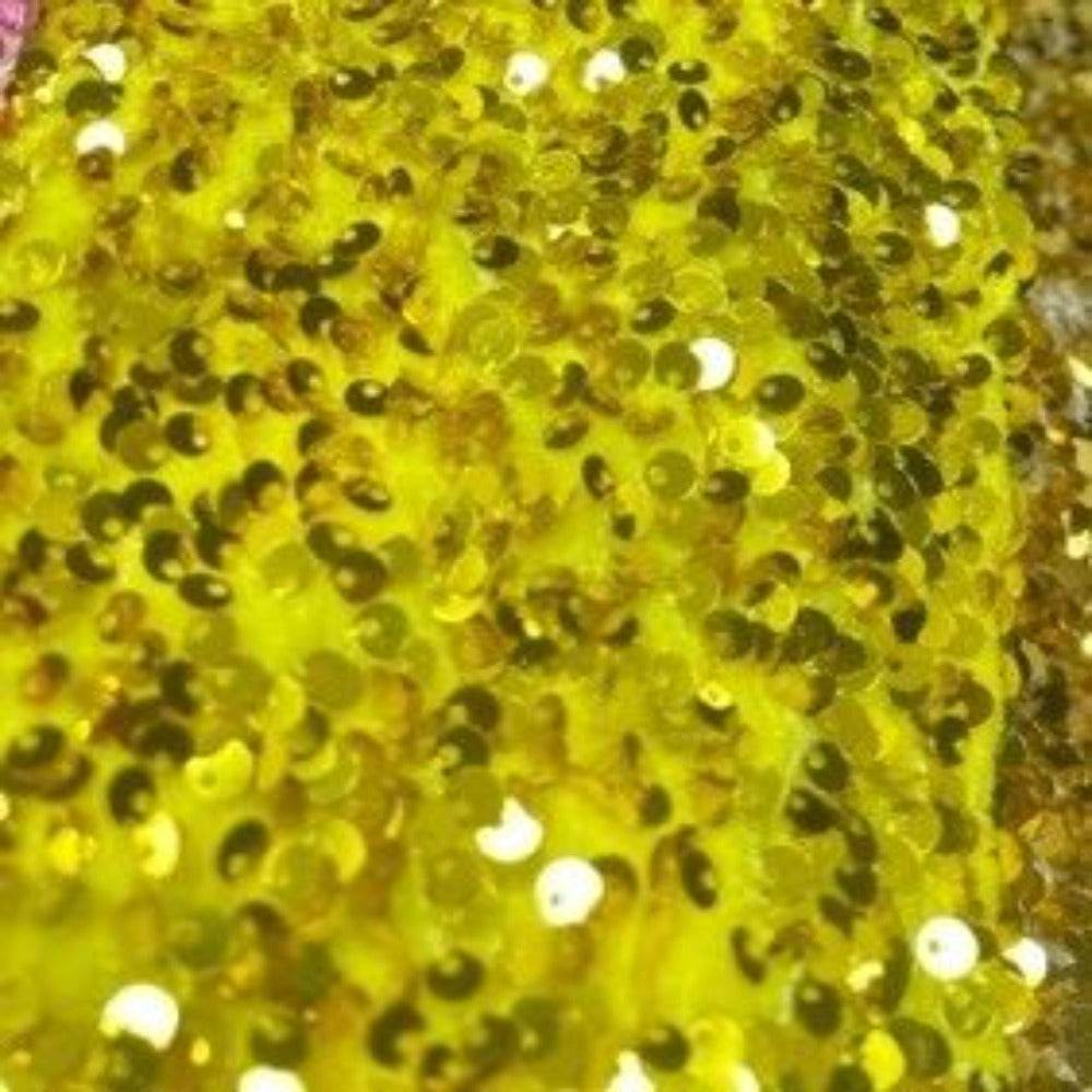 Maize Stretch Velvet Sequin Fabric by the Yard - 48 Inch Wide Fabrics Star