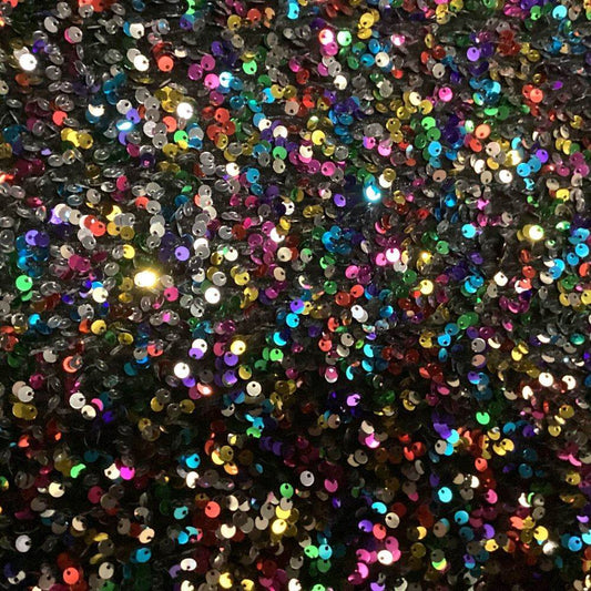 Multi Copper Stretch Velvet Sequin Fabric by the Yard - 48 Inch Wide Fabrics Star