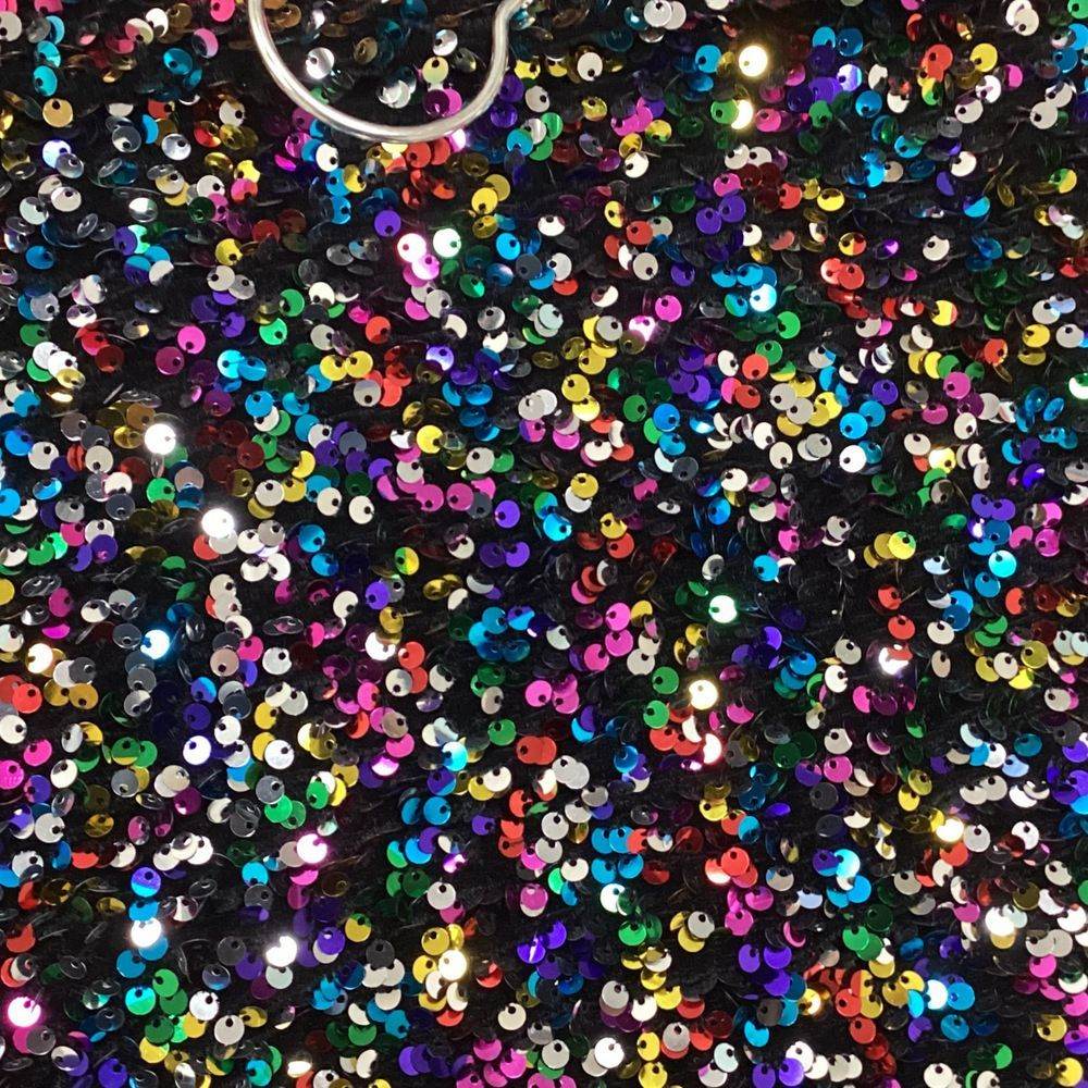 Multi Royal Stretch Velvet Sequin Fabric by the Yard - 48 Inch Wide Fabrics Star