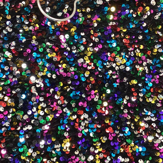 Multi Royal Stretch Velvet Sequin Fabric by the Yard - 48 Inch Wide Fabrics Star