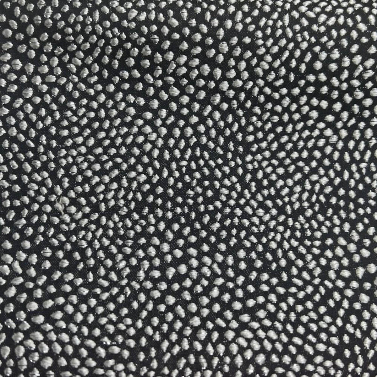 Black Sparkle Metallic Jacquard Fabric by the Yard - 115 Inch Wide Fabrics Star