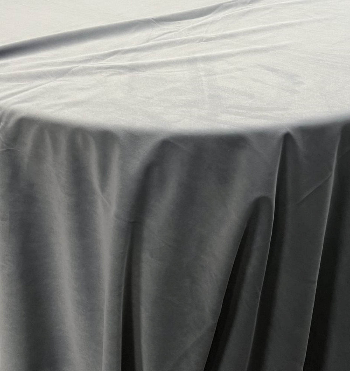Soft Velvet Fabric, 72 Inch. in Width, Ideal Material for Home Décor Charcoal Fabrics Star