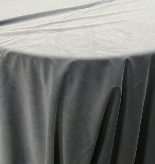 Soft Velvet Fabric, 72 Inch. in Width, Ideal Material for Home Décor Charcoal Fabrics Star