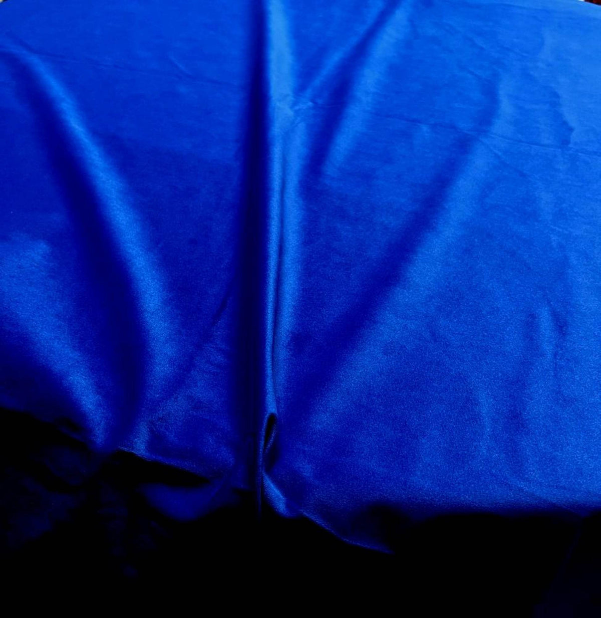 Navy Soft Velvet Fabric by the Yard - 72 Inch Wide Fabrics Star