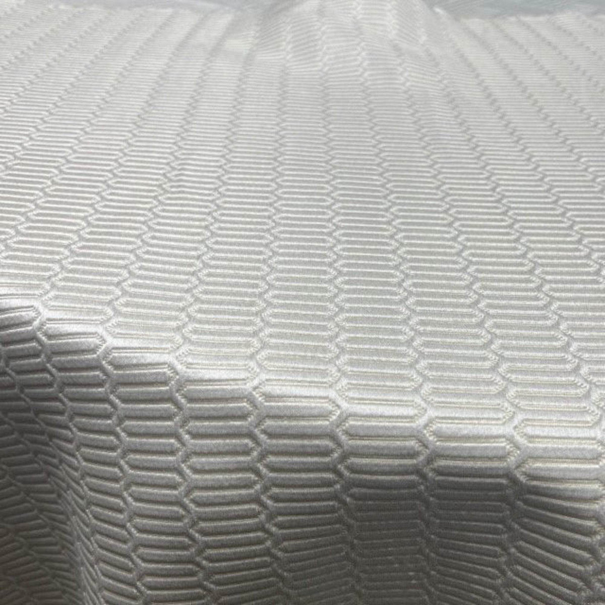 Track Jacquard, Quilted Look Fabric, 115 Inch. in Width, | Home Decor Off White Fabrics Star