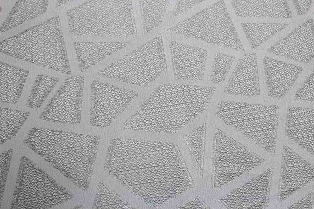 Triangle Metallic Jacquard Fabric, 58 Inch. in Width, | Home Decor Crystal Fabrics Star