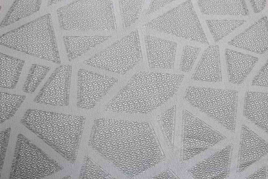 Triangle Metallic Jacquard Fabric, 58 Inch. in Width, | Home Decor Crystal Fabrics Star