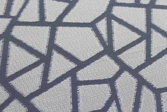Triangle Metallic Jacquard Fabric, 58 Inch. in Width, | Home Decor Delft Fabrics Star