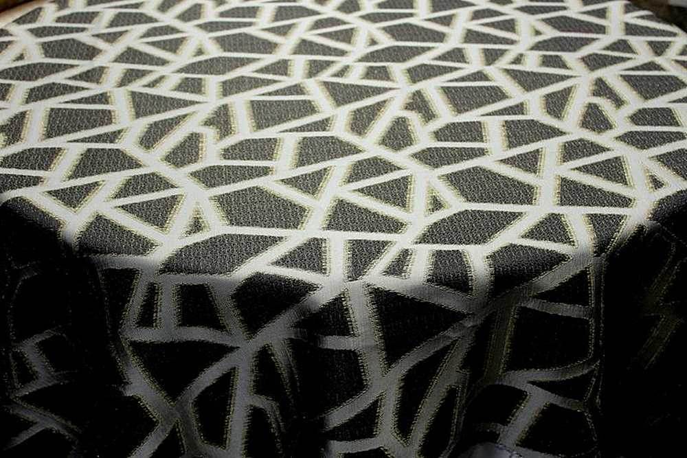 Triangle Metallic Jacquard Fabric, 58 Inch. in Width, | Home Decor Fabrics Star