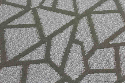 Triangle Metallic Jacquard Fabric, 58 Inch. in Width, | Home Decor Sage Fabrics Star