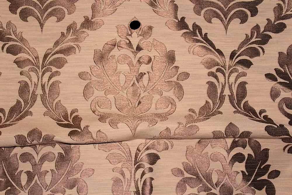 VINTAGE Jacquard Fabric, 54 Inch. in Width, | Home Décor Terracotta Fabrics Star